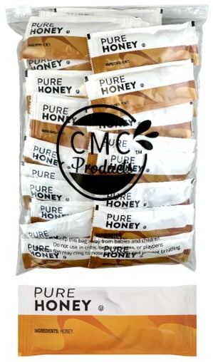 Pure Honey Packets – 50 Count, 0.5 oz Each, Single Serve, Kosher