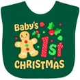 thumbnail image 3 of Inktastic Baby's First Christmas -gingerbread Cookie Boys or Girls Baby Bib, 3 of 4