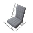 thumbnail image 3 of Ke1Clo Elastic Chair Covers for Dining Chairs, Universals Dining Chair Seat Covers Dining Room Chair Covers Protectors Stretch Kitchen Chair Slipcovers, 3 of 6