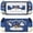 Blue, variant on PlayVital Good Night Bear Dockable Protective Case for Nintendo Switch 2 - Blue Detachable Silicone Joycon Grips with Thumbs Caps