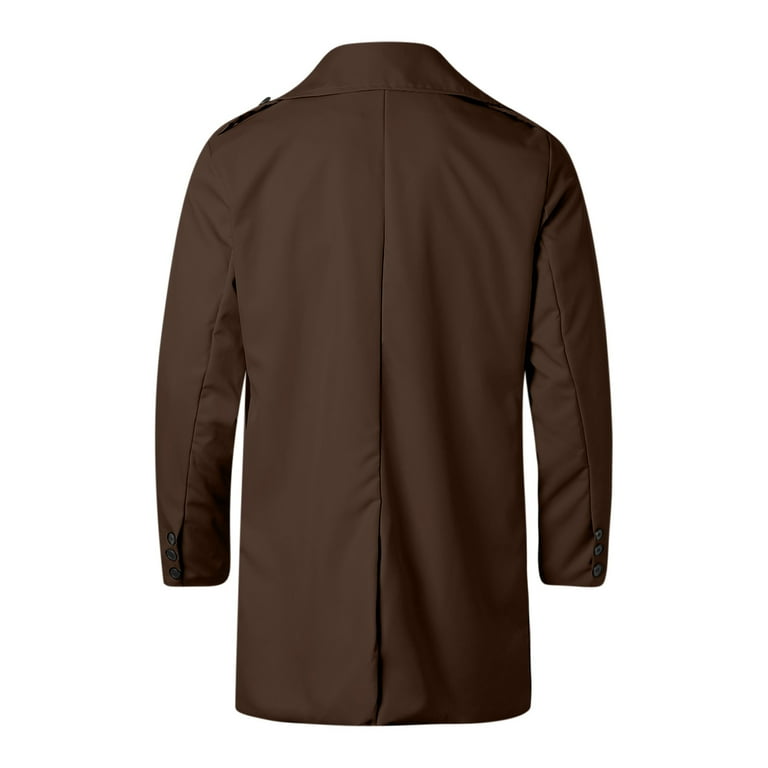 Dpytoraw New Spring And Autumn Men's Coat In The Long Double