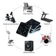 thumbnail image 2 of Treadmill Mat Pads Exercise Equipment ,Sound Insulation Shock Absorbing Mat, Floor Protection for Treadmill Washer, 2 of 6