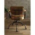 thumbnail image 5 of Bowery Hill Leather Swivel Office Chair in Vintage Whiskey Brown, 5 of 5