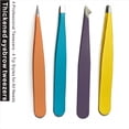 thumbnail image 3 of 8 count Eyebrow Kit, 4 Professional Eyebrow Tweezers for Women Facial Hair, Precision Brow Tweezers for Eyebrows, Eyebrow Plucker Tweezers for Men, Small Eyebrow ,Eyebrow, 3 of 6