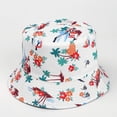 thumbnail image 2 of Charmgo Trucker Hat Clearance, Unisex Fashion Double Sided Climbing Bucket Hat Reversible Coconut Tree and Flowers Printed Fisherman Cap Packable Outdoor Sun Hats Bucket Hat Baseball Cap G, 2 of 3