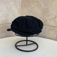 thumbnail image 5 of CoCopeanut Beret Cap New Autumn Winter Hat Caps for Men Women Adjustable Ivy Newsboy Flat Cap High Quality Solid Knitted Hat Berets Gifts, 5 of 6