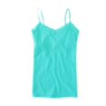 thumbnail image 1 of Aeropostale - Camiseta sin mangas con ribete de encaje para mujer, azul, pequeña Aeropostale Cami, 1 of 2