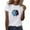 #02 White, variant on Busydd Summer Tops for Women Trendy Sunflower Graphic Tees Comfortable Breathable Cotton Tshirts Shirts for Women Casual Round Neck Short Sleeve Going Out Tops S