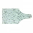 thumbnail image 1 of Eiffel Cutting Board, Pattern with Lavender Flowers Eiffel Tower Rustic Spring Inspired Botany, Tempered Glass Cutting and Serving Board, Wine Bottle Shape, Lavender Green White, by Ambesonne, 1 of 1