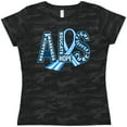 thumbnail image 3 of Inktastic ALS Awareness ribbon Women's T-Shirt, 3 of 5