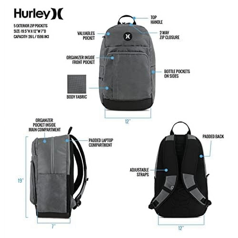 apple laptop backpack hurley unisex Getting ready for school has never been so fun Commuter Travel Backpack | Casual