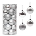 thumbnail image 3 of 24 bolas de Navidad, adornos para árbol de Navidad, bolas colgantes para árbol de Navidad, decoración para fiestas en el hogar, regalos de Año Nuevo 2025, Navidad, 3 of 5