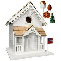 Home Bazaar Season's Tweeting's Birdhouse w/ 5 Decorations