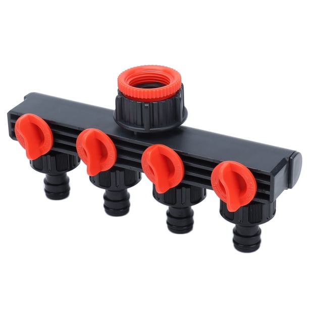 Divisor De Manguera, 4 Salidas Conector De Manguera De Aplicación Amplia Fácil Instalación Sellado Para Jardines Para Granjas Para Refrigeración De Techos