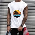 thumbnail image 2 of IROINNID Round Neckline Tank Tops For Men Sleeveless Sports Tank Tops Vest Pullover Graphic Print Tops, 2 of 5