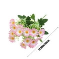 thumbnail image 3 of Kumdkd Artificial Light Pink Daisies Bouquet - Realistic Faux Flowers for Indoor/Outdoor Decor, 13 Inch UV-Resistant Plastic Stems (Eco-Friendly), 3 of 6