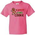 thumbnail image 3 of Inktastic Cutest Little Cookie Cute Christmas Gingerbread Man Youth T-Shirt, 3 of 5