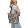 thumbnail image 6 of KLL Tote Bag for Women Leopard And Zebra1 Print Shopping Grocery Reusable Bags for Office School Shopping Travel, 6 of 6