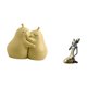 thumbnail image 5 of Sujetalibros decorativos con estatua de mujer tribal africana, hechos a mano en y resina. Ideales para decorar la oficina, el hogar, la bibl, 5 of 8