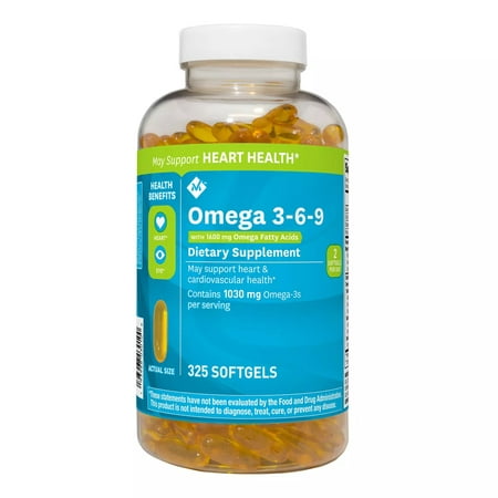 Member S Mark Omega 3-6-9 Dietary Supplement (325 ct.)