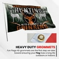 thumbnail image 3 of Fun Flags Weekend Forecast Hunting With A Chance Of Drinking Flag - Durable and Weather Resistant Hunting Flags, Vibrant Color Country Banner, 3x5 Indoor And Outdoor Flag, 3 of 5