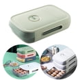 thumbnail image 4 of Bandeja de ventilación para refrigerador, cajón apilable para huevos frescos 02-Verde, 4 of 9