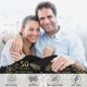 thumbnail image 4 of LHSHID 25th Anniversary Blanket Gifts Gift for 25th Wedding Anniversary 25 Years of Marriage Gift for Ruby Wedding Anniversary for Couple Yess Wife Husband Dad Mom Back Throw Blanket 50x60in, 4 of 6