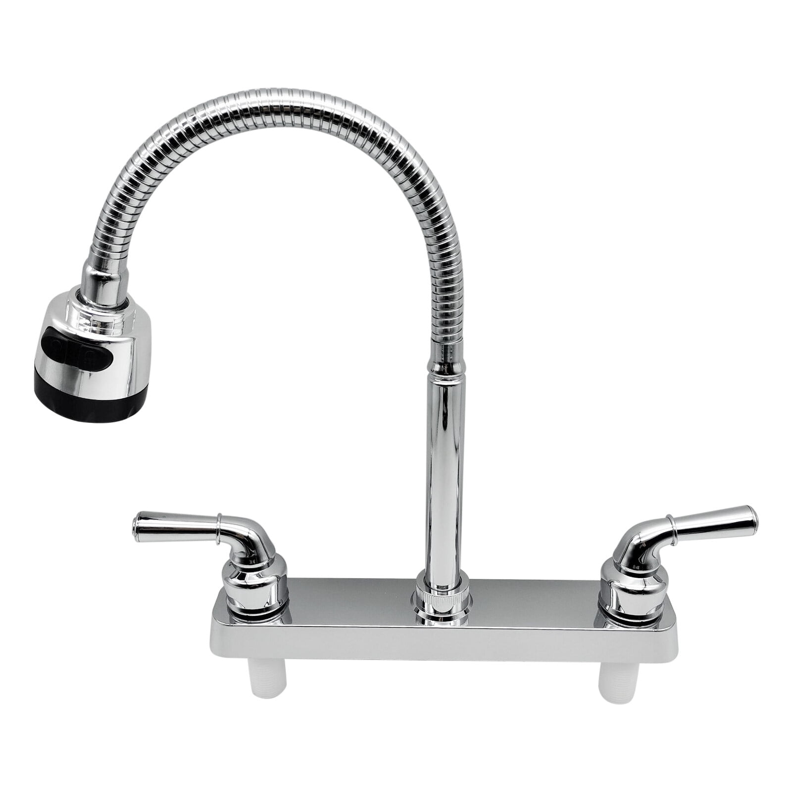 RV Faucet Replacement, RV Kitchen Sink Faucet with 360 Degree Rotatable Sprayer Flexible Spout, RV Bathroom Faucet Set for Campers, RVs, Motorhomes, Travel Trailers