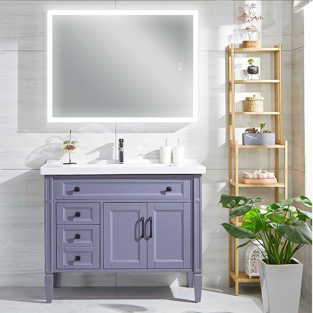 Neutypechic Smart LED Illuminated Wall Bathroom Antifog Makeup Mirror