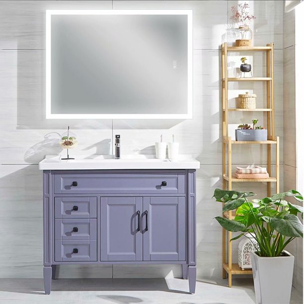 Neutypechic Smart LED Illuminated Wall Bathroom Antifog Makeup Mirror