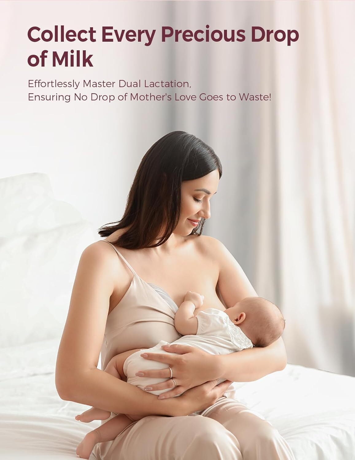 Momcozy Breast Milk Collector for Breastfeeding,  Reusable Breast Milk Shells (3oz/90ml, 2 Count)