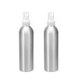thumbnail image 4 of Uxcell 8.5oz/250ml Spray Bottle with Clear Mist Sprayer Aluminium Silver Tone 2 Pack, 4 of 5
