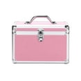 thumbnail image 1 of Storage Case Makeup Box Exquisite Multicolored Jewelry Container Craftsmanship Light-weight Women Tools Organizer Pink/L, 1 of 8