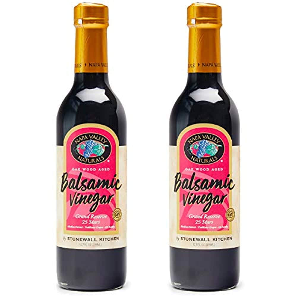 Napa Valley Naturals Grand Reserve Balsamic Vinegar, 12.7 Ounce (2Pack