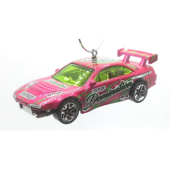Christmas Ornament for Nissan Silva (S14) Drift Magenta Green