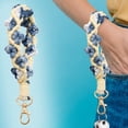 thumbnail image 4 of Panxico Hangs Home Decor Gradient Rose Wrist Strap Fashion Hand Woven Key Chain Pendant Design Is Magnificent. D, 4 of 4