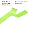 thumbnail image 4 of Unique Bargains 43.3' Absorb Sweat Non-Slip PU Tennis Racket Overgrip Tape Wraps Light Green 6 Pack, 4 of 6