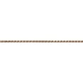 thumbnail image 3 of 14K Rose Gold 1.8mm D/C Machine-Made Rope Chain (30 X 1.8) Made In India r014-30, 3 of 5