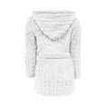 thumbnail image 5 of Neewe Womens Plush Soft Robe Fluffy, Warm, Fleece Sherpa Shaggy Bathrobe, 5 of 6