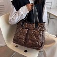 thumbnail image 3 of Kukuzhu Large Puffy Tote Bag for Women Lightweight Quilted Cotton Padded Shoulder Bag Winter Down Handbag Crossbody Bag, 3 of 6
