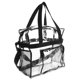 thumbnail image 1 of Bolsa cruzada para cuerpo, bolsa de gelatina transparente, bolsa de un hombro, mochila escolar de PVC, 1 ud., 1 of 5