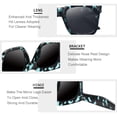 thumbnail image 4 of Gafas de Sol TAOTAOQI Vintage Sobredimensionadas Cuadradas UV400 para Mujer, 4 of 8