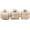 Green, variant on Radicaln Marble Salt Cellar Set of 3, White Handmade Stone Salt or Pepper Sugar Spice Seasoning Bowls, Stylish Kitchen Counter Containers for Table and Countertop