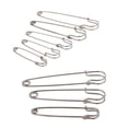 thumbnail image 1 of GUOOL 8 Pcs Épingles en Acier Inoxydable pour Couvertures Jupes 5.5cm-10cm, 1 of 9