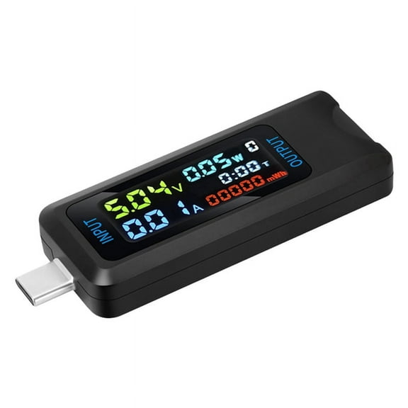 Type-C Tester DC Digital Voltmeter Amperimetro Current Voltage Amp Ammeter Detector Power Bank Charger Indicator