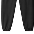 thumbnail image 6 of Qingpeng Unisex Solid Color Elastic Waist Slim Fit Jogger Pants Breathable Lightweight Casual Full Length Pants For Big Kids, 6 of 6
