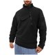 thumbnail image 1 of Puntoco Sudadera Con Capucha De Manga Larga Con Bolsillo Empalmado Y Cuello Alto De Polar Sólido Informal Para Hombre, 1 of 3