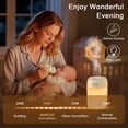 thumbnail image 3 of Portable Small Humidifier, 650ml Colorful Mini Humidifier for Bedroom, Office Desktop, Baby Room, Plants, Cool Mist Humidifiers(White), 3 of 4