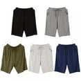 thumbnail image 3 of Wisremt Mens Sleeping Stretch Boxer Shorts Ultra-Soft Lounge Pajama Bottoms with Pockets, 3 of 8