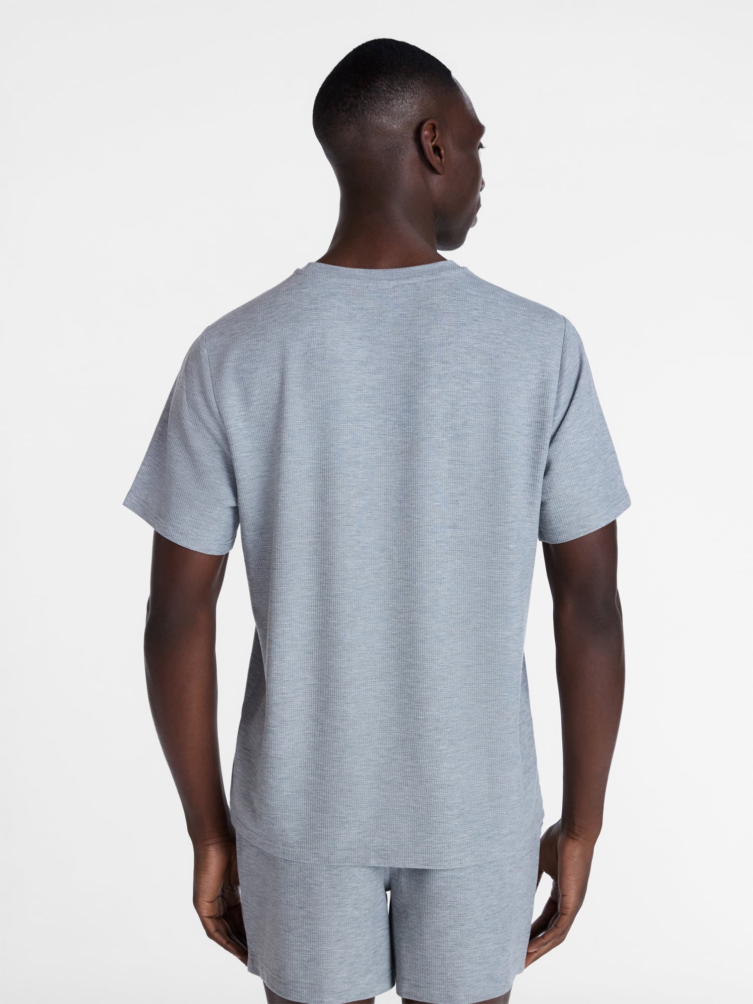 George Men's Waffle Knit Sleep Tee with Short Sleeves, Sizes XS-3XL